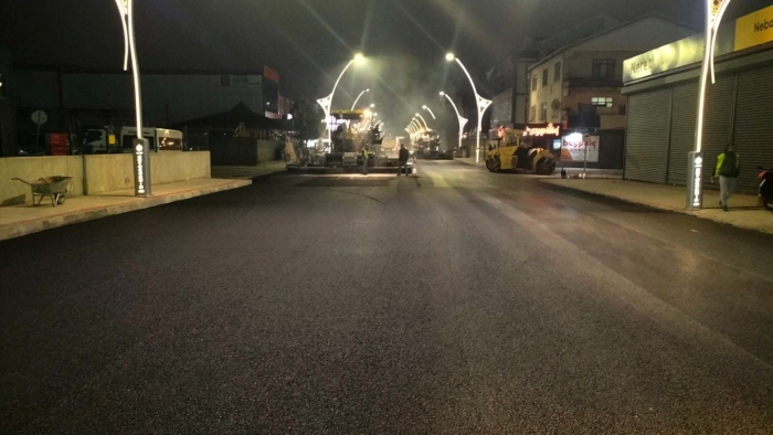 Menderes Bulvarı’nın üstyapısı yenilendi