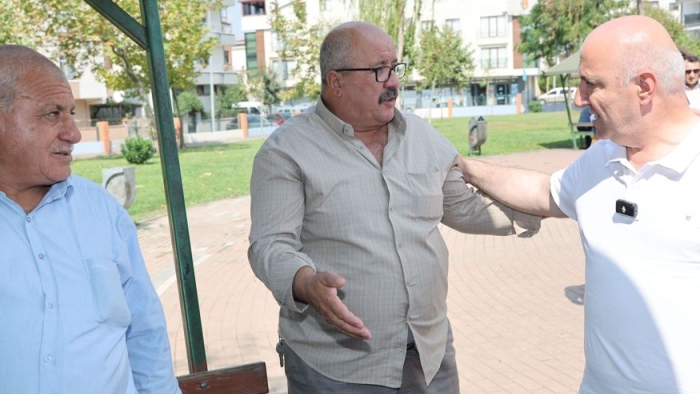 BAŞKAN MUZAFFER BIYIK, ÇALIŞMALARI İNCELEDİ Darıca’daki parklar modern ve güvenli hale getiriliyor