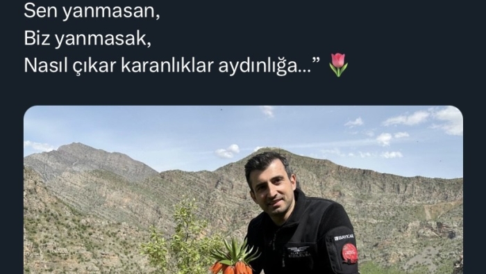 Selçuk Bayraktar terör destekçilerine şiirle cevap verdi