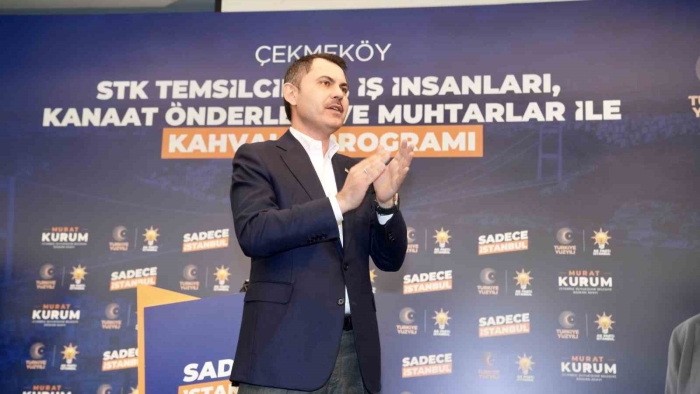 Murat Kurum: “Çekmeköy’ün iki yakasını tamamen birleştirip 12 bin metrekare bir meydan kazandıracağız”