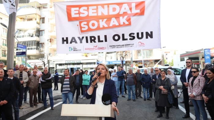 Esendal Sokak 7 günde yenilendi