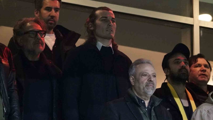 Çağlar Söyüncü, Fenerbahçe - Ankaragücü maçını takip etti