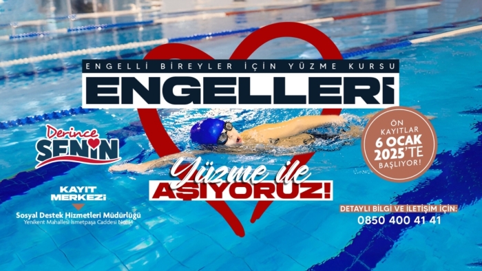 "Engelleri Yüzme ile Aşıyoruz" Projesi Başlıyor
