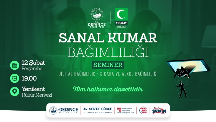 Bu Seminerde Sanal Kumar ve Dijital Bağımlılık Konuşulacak