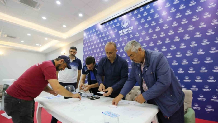 Derince’de kurban satış yerleri kurayla belirlendi
