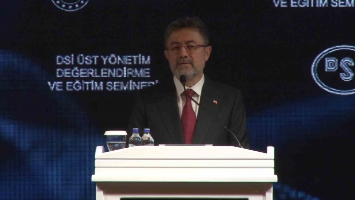 Bakan Yumaklı, “Tarım, sanayi ve enerji sektörlerinin sürdürülebilirliği için suya ihtiyaç var"