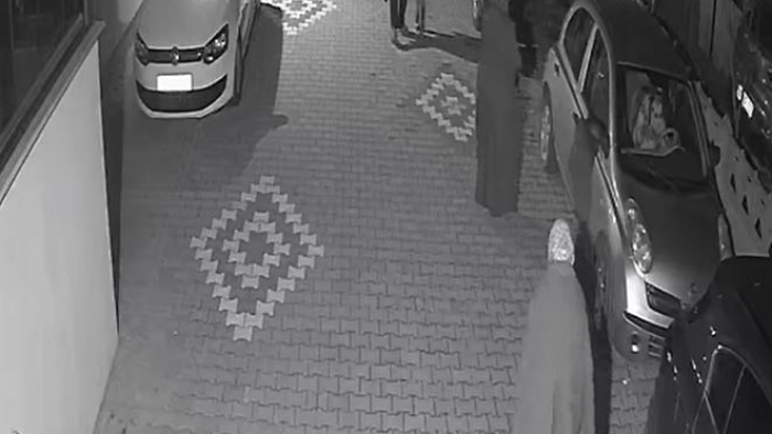 Balıkesir’de deprem paniği kamerada