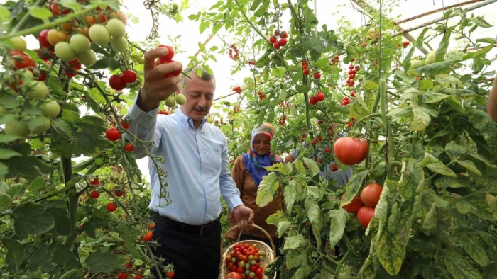 Başkan Büyükakın’dan kadın üreticiye tam destek sözü