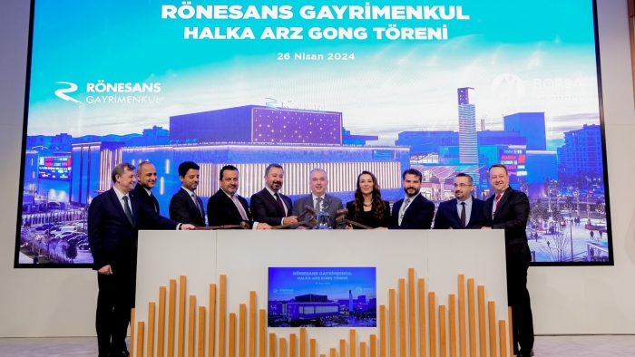 Borsa İstanbul’da gong Rönesans Gayrimenkul Yatırım için çaldı
