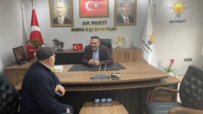 AK PARTİ DARICA İLÇE BAŞKANI KÖKSAL ŞAKAR: “Darıca için çalışmaya devam edeceğiz”