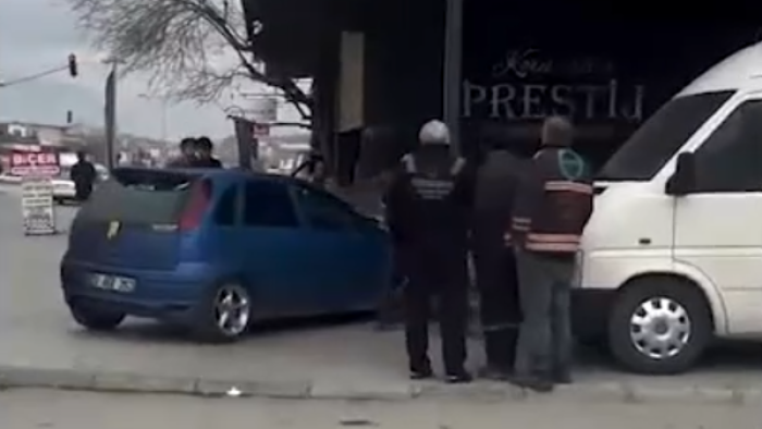 Denizli’de Kadın Sürücü Sanayide Dehşet Saçtı