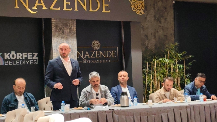 Mevlüt Ağra bu kez Körfez ilçedeki kulüp başkanları ile bir araya geldi
