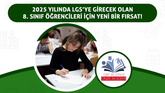 Ali & Nazile Yıldız Çınar Akademi’de LGS’ye  girecek olan 8. Sınıf Öğrencileri için sınav