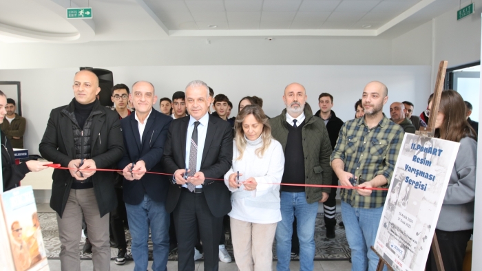 Derince’de 11. PonART Resim Yarışması Sergisi Açıldı